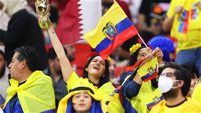 شاهد بالفيديو.. اعتداء الأمن القطري على جماهير الإكوادور في ملعب المباراة