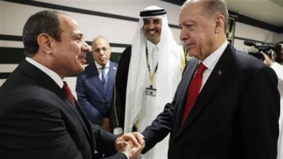 أردوغان: مصافحة الرئيس المصري في قطر كانت خطوة أولى للتطبيع