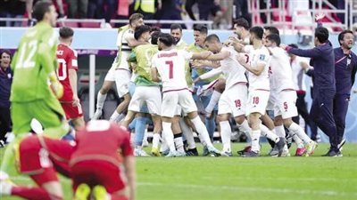  اتحاد الكرة بأميركا يعرض علم إيران دون شعار دعمًا للمحتجين