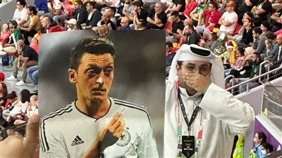 الجماهير العربية ترفع صورًا للاعب مسعود أوزيل.. ردًا على ألمانيا (صور)