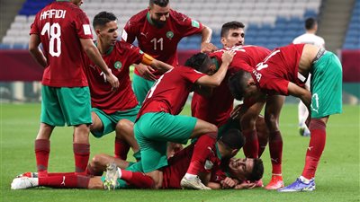 فيديو يوثق أحدث طرق احتفالات فوز المغرب على بلجيكا في كأس العالم 2022