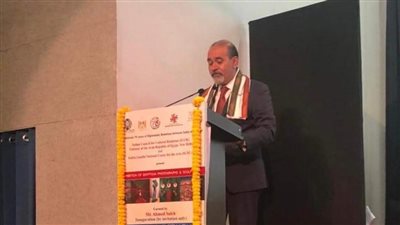 السفارة المصرية في نيودلهي تفتتح معرضًا للصور الفوتوغرافية والقطع النحتية