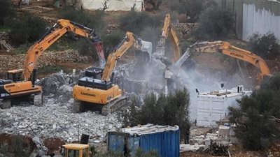 فلسطين.. الاحتلال الإسرائيلي يهدم جنوب الضفة الغربية