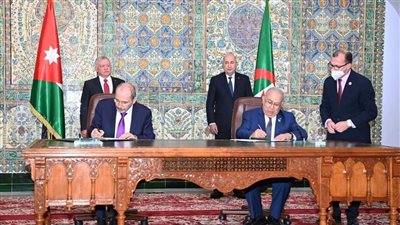 الجزائر والأردن توقِّعان عددًا من الاتفاقيات ومذكرات التفاهم