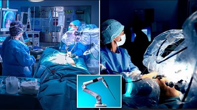 الأولى من نوعها.. روبوت يجري عملية نزع ورم سرطاني لمريض
