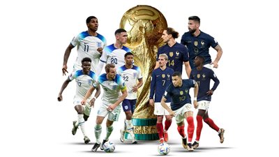 التشكيل الرسمي لموقعة فرنسا وإنجلترا في كأس العالم 2022