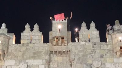 الفلسطينيون يخرجون للشوارع احتفالا بفوز المغرب في كأس العالم (صور)