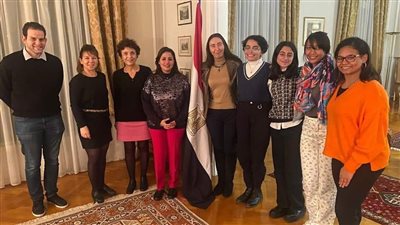 قنصل مصر العام في مرسيليا تستقبل وفد مركز الفرانكفونية التابع لمكتبة الإسكندرية