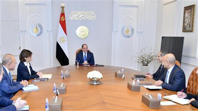 الرئيس السيسي يستقبل المدير التنفيذي لمجموعة 