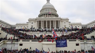 تظاهرات أمام مبنى الكابيتول الأمريكي لدعم غزة 