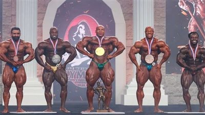 اللاعبين المشاركين في بطولة مستر أوليمبيا.. والموعد المحدد