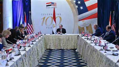 السيسي يبحث القضية الفلسطينية خلال لقاءه قادة المنظمات اليهودية الأمريكية 