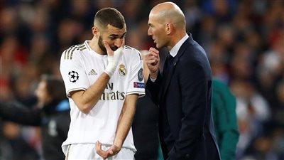 سر تصدر زين الدين زيدان والفرنسي كريم بنزيما مواقع التواصل الاجتماعي