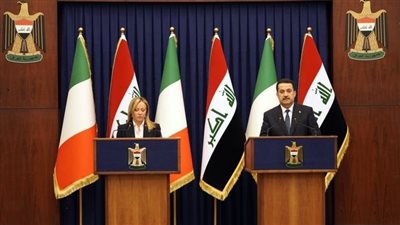 العراق.. الحلبوسي يلتقي رئيسة الوزراء الإيطالية على هامش زيارتها لبغداد
