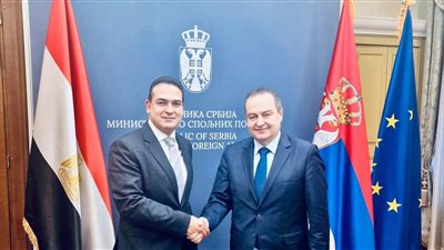 سفير مصر في صربيا يناقش علاقات التعاون الثنائي مع وزير الخارجية الصربي