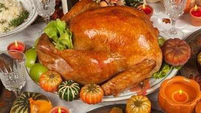 طريقة عمل الديك الرومي مقطع.. شهي ولذيذ