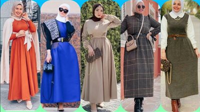  موضة شتاء 2023 للمحجبات.. الشمواه والجلد