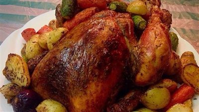 طريقة عمل الديك الرومي بدبس الرمان.. خطوات سهلة وطعم شهي