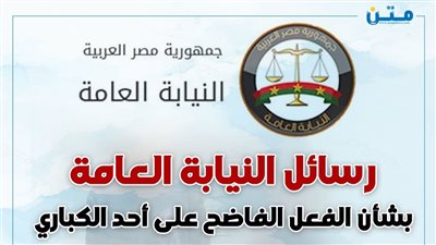 رسائل النيابة العامة بشأن الفعل الفاضح على أحد الكباري (إنفوجراف)