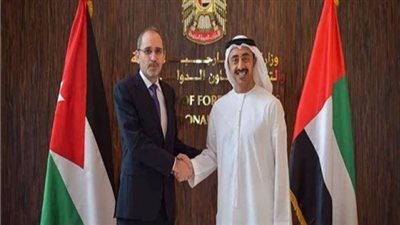  وزير الخارجية الأردني ونظيره الإماراتي يبحثان التطورات الإقليمية والدولية