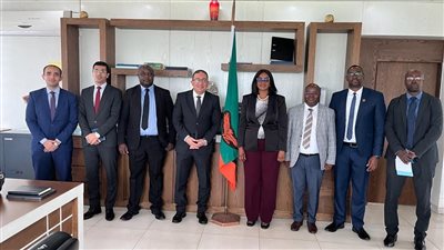 سفير جمهورية مصر العربية يلتقي مع وزيرة الصحة الزامبية