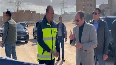  تفقد الرئيس المصري عبد الفتاح السيسي لأعمال التطوير الشامل بهضبة المقطم تتصدر اهتمامات الصحف