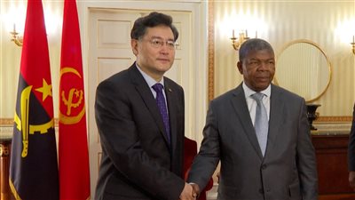 الرئيس الأنغولي يلتقي وزير الخارجية الصيني