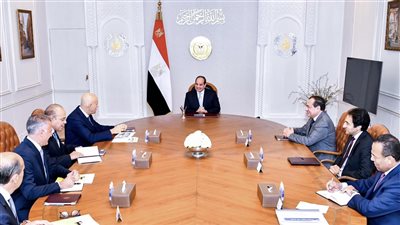 السيسي يستقبل الرئيس التنفيذي لشركة إيني الإيطالية للبترول