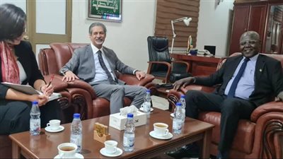 سفير مصر لدى السودان يلتقي وزير الثقافة والإعلام والسياحة السوداني