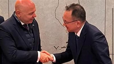 السفير المصري لدى كوريا الجنوبية يستقبل النائب الأعلي لرئيس شركة هايوندي سامهو