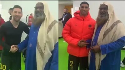 عادل الكلباني ينشر صورتين مع النجم الأرجنتيني ليونيل ميسي واللاعب المغربي أشرف حكيمي 