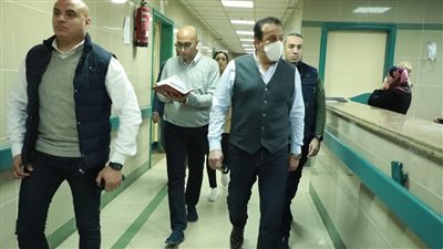 جولة تفقدية لوزير الصحة بعدد من المستشفيات للوقوف على سير العمل 