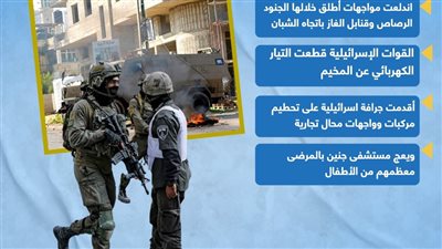 اشتباكات في مخيم جنين في فلسطين وارتفاع عدد القتلى (إنفوجراف)