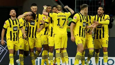 بروسيا دورتموند يحقق فوزًا غاليًا على ليفركوزن في الدوري اللماني