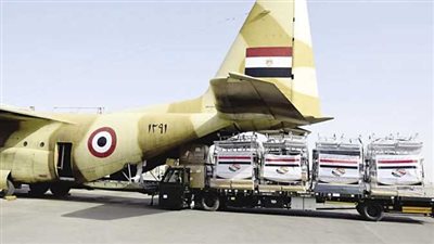 لبنان يستقبل الدفعة الرابعة من المساعدات المصرية 