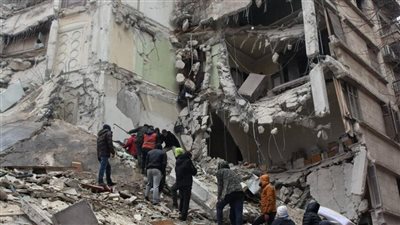 اليمن يتضامن مع سوريا وتركيا جراء الزلزال المدمر