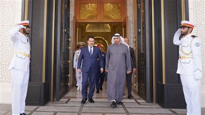 عاجل.. محمد بن زايد يستقبل رئيس الوزراء العراقي محمد شياع السوداني