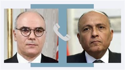 وزير الخارجية يهنئ وزير نظيره التونسي بمنصبه الجديد