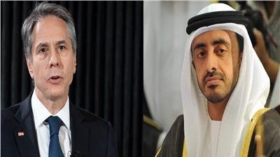 عبدالله بن زايد يناقش مع وزير الخارجية الأمريكي تعزيز العلاقات وتعميق الشراكة القوية بين البلدين