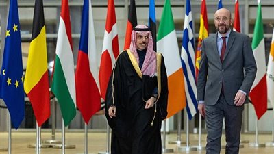 وزير الخارجية السعودي يلتقي رئيس المجلس الأوروبي