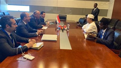 وزير الخارجية يبحث مع نظيره التشادي القضايا ذات الاهتمام المشترك