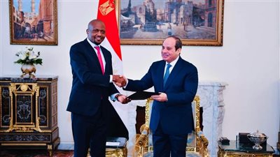 السيسي بستقبل موسيس كوريا المبعوث الخاص لرئيس جمهورية كينيا