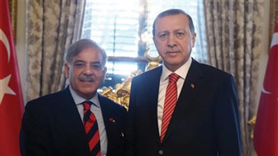 تفاصيل مباحثات أردوغان وشهباز شريف في إسطنبول