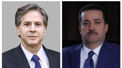  رئيس الوزراء العراقي يلتقي وزير الخارجية الأمريكي